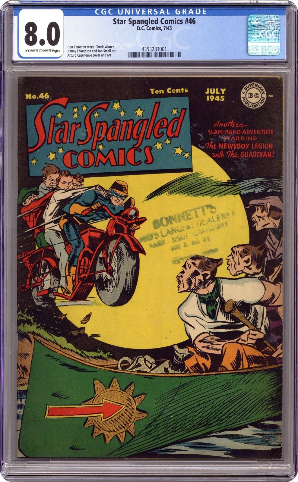 Star Spangled Comics #46 CGC 8.0 1945 4353283001