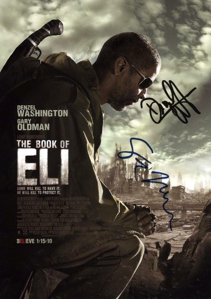BOOK OF ELI SIGNED PHOTO POSTER 12