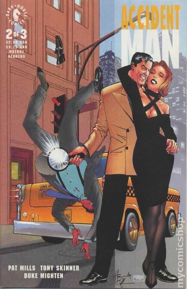 Accident Man #2 VG 1993 Stock Image Low Grade