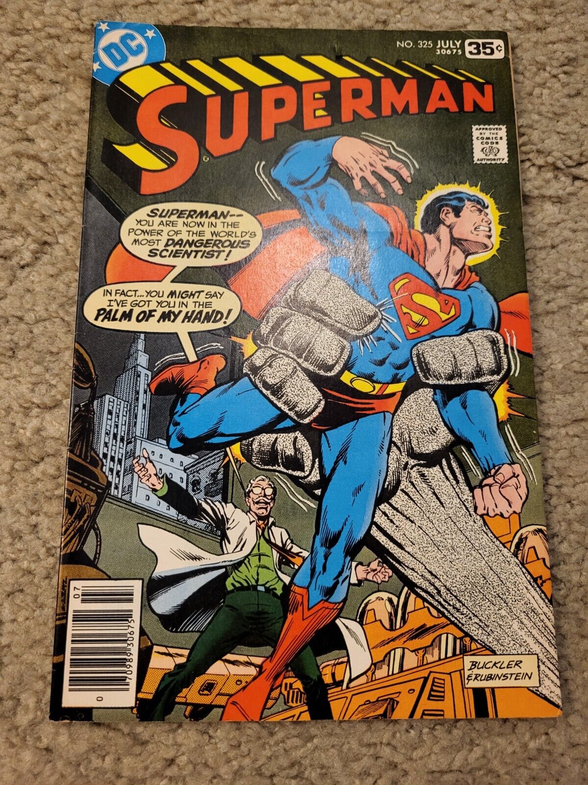 SUPERMAN 325 (Volume 1) DC Comics lot 1978-