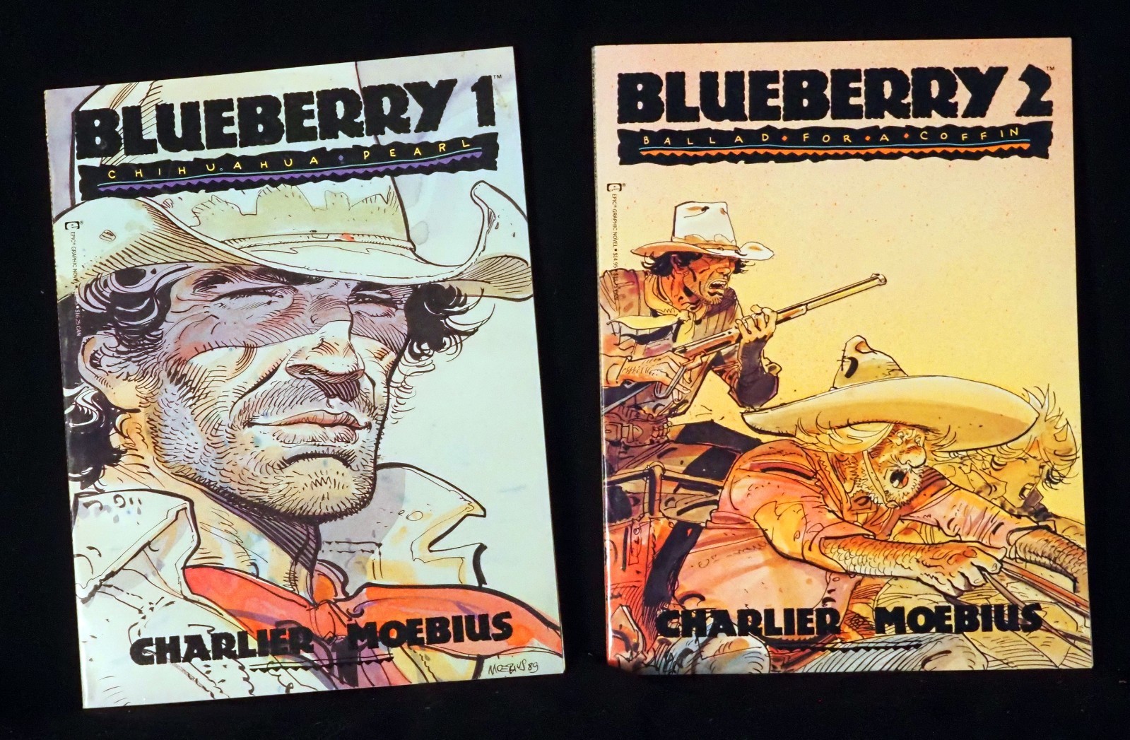 Blueberry vols. 1 - 5  Moebius  with Moebius 5 and Marshall Blueberry  NF cond.