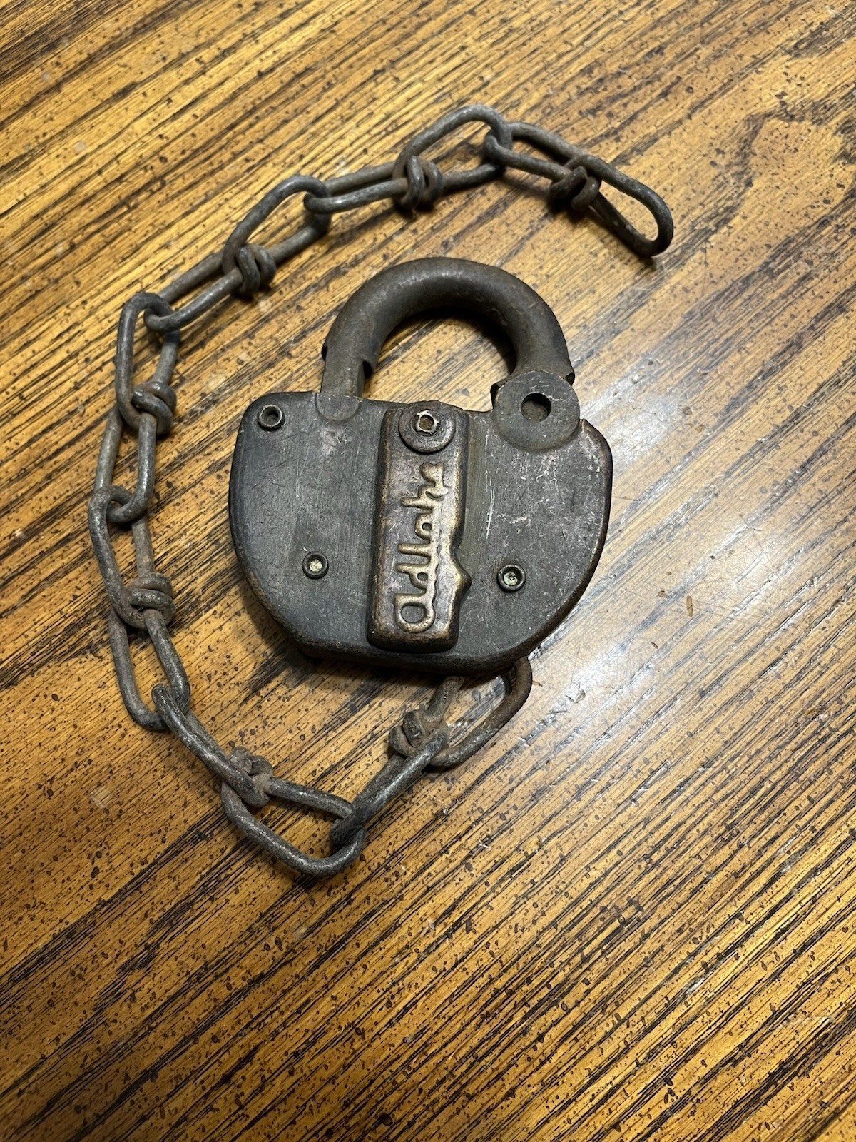 Antique Obsolete Adlake Baltimore & Ohio Railroad Lock B&O