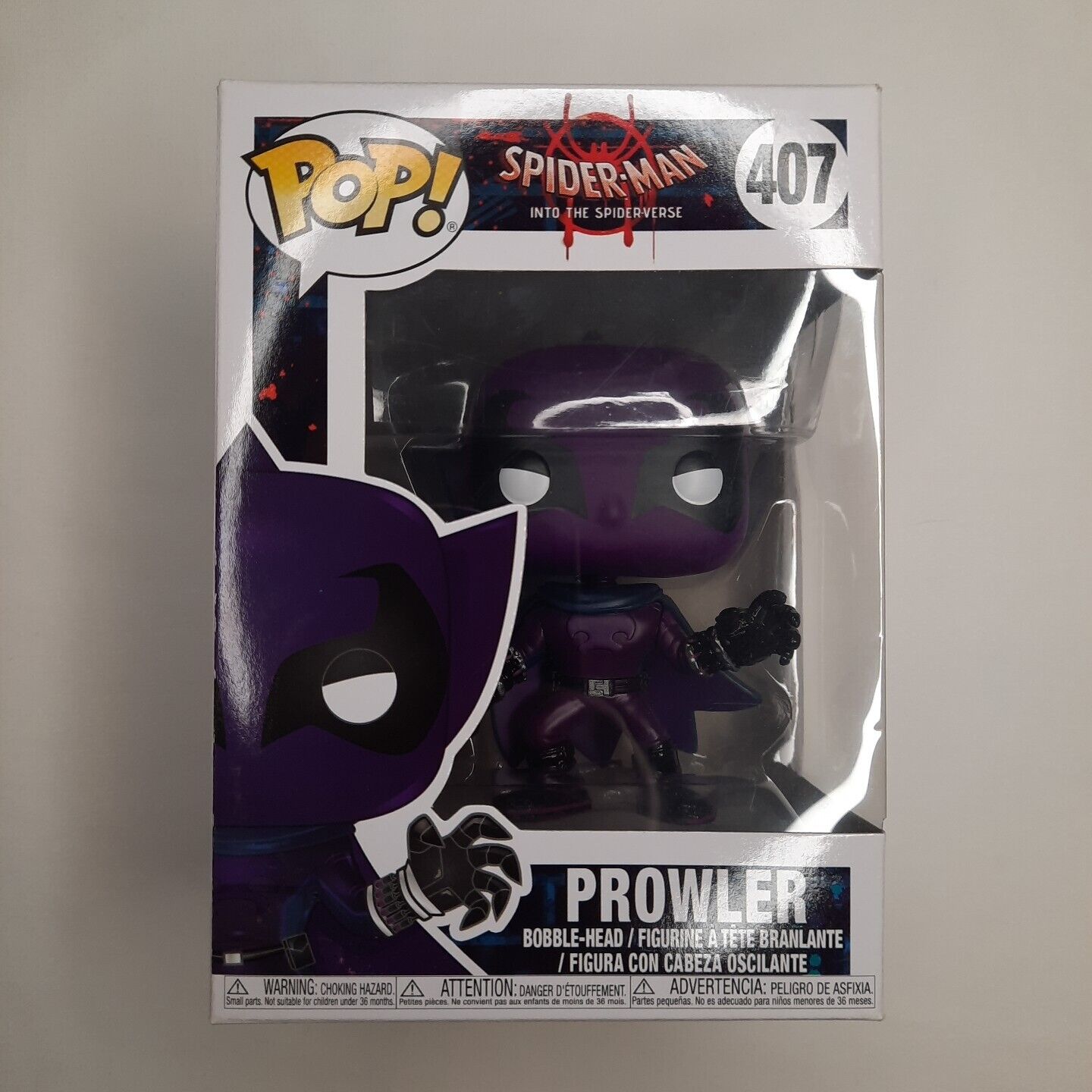 Funko Pop 407 The Prowler: Spider Man Into The Spider Verse Marvel 