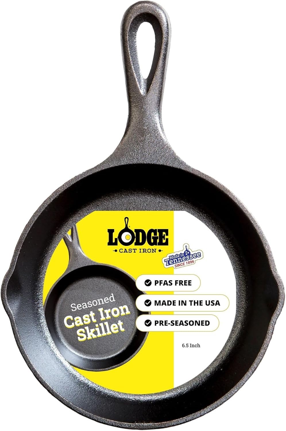 Lodge Seasoned Cast Iron Skillet 6.5 Inches