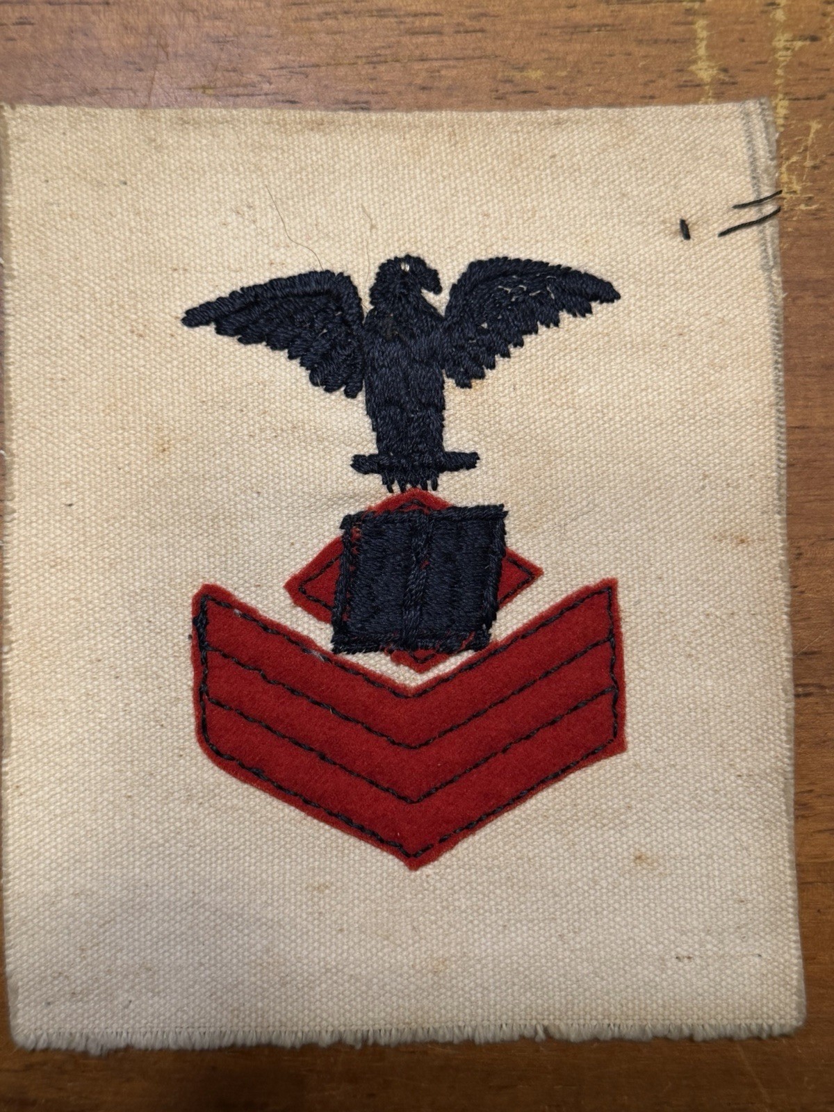 Original 1886-1894 US Navy Printer First Class Rank Insignia Original 1886-1894 US Navy Printer First Class Rank Insignia