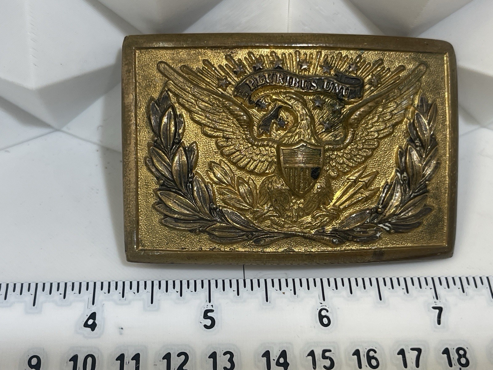 Antique J.R. Gaunt England US Army Officer M1851 Sword Belt Plate Buckle England Antique J.R. Gaunt England US Army Officer M1851 Sword Belt Plate Buckle England