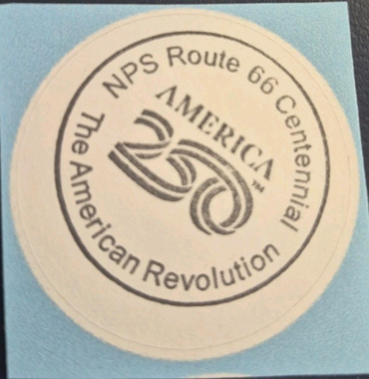 NPS Route 66 Centennial America 250 National Parks Passport Stamp Sticker NPS Route 66 Centennial America 250 National Parks Passport Stamp Sticker
