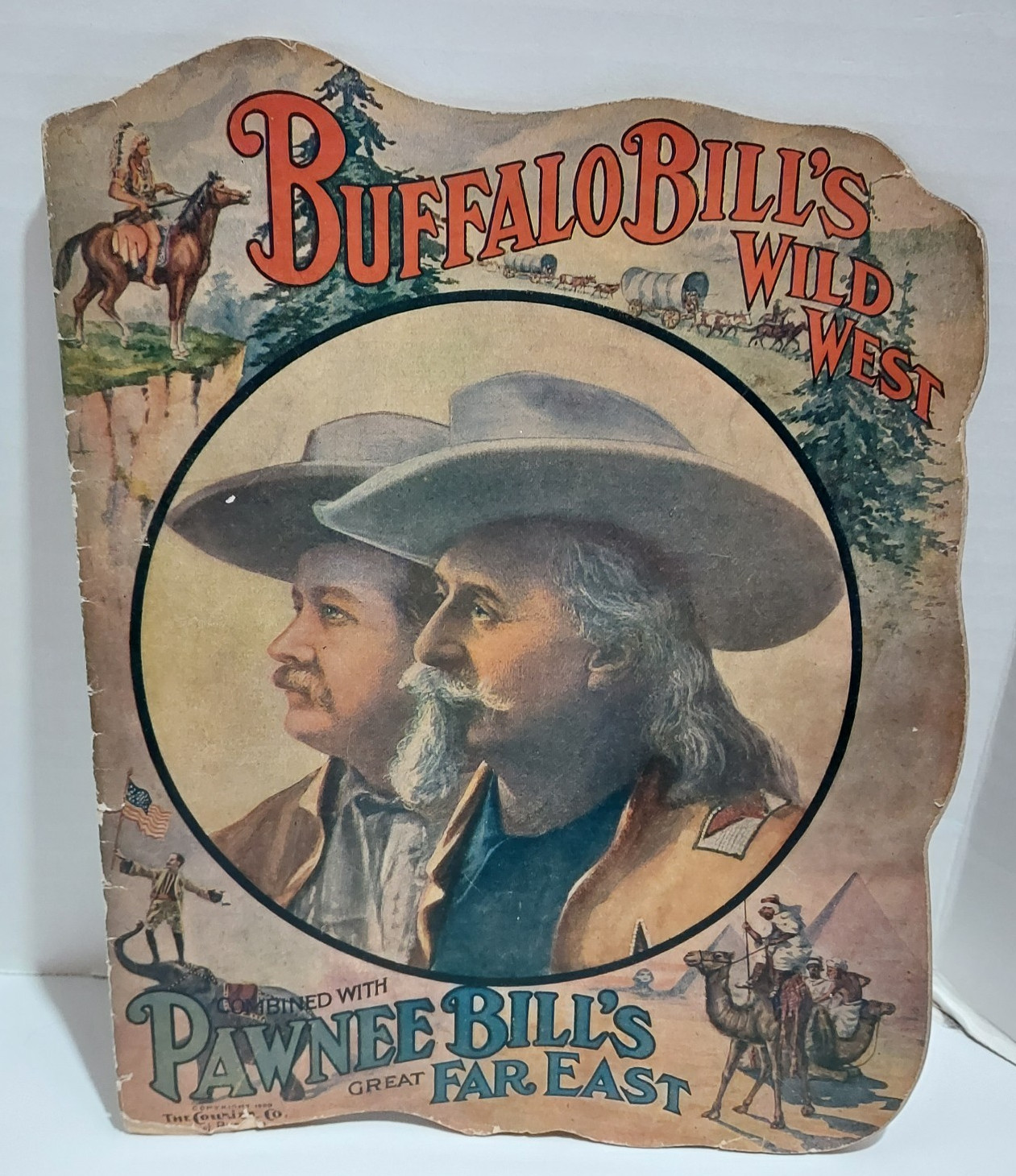 1909 Buffalo Bill\'s Pawnee Bill Wild West Far East Show Program
