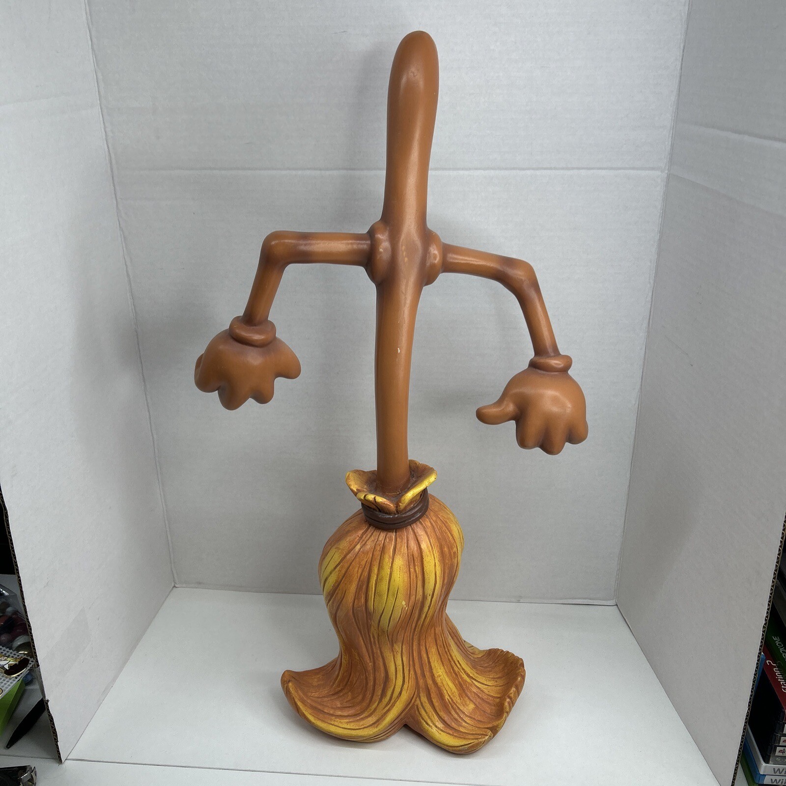 RARE 1989 Fantasia Broom 28” Tall Store Display Vintage Mickey Mouse HTF WDW