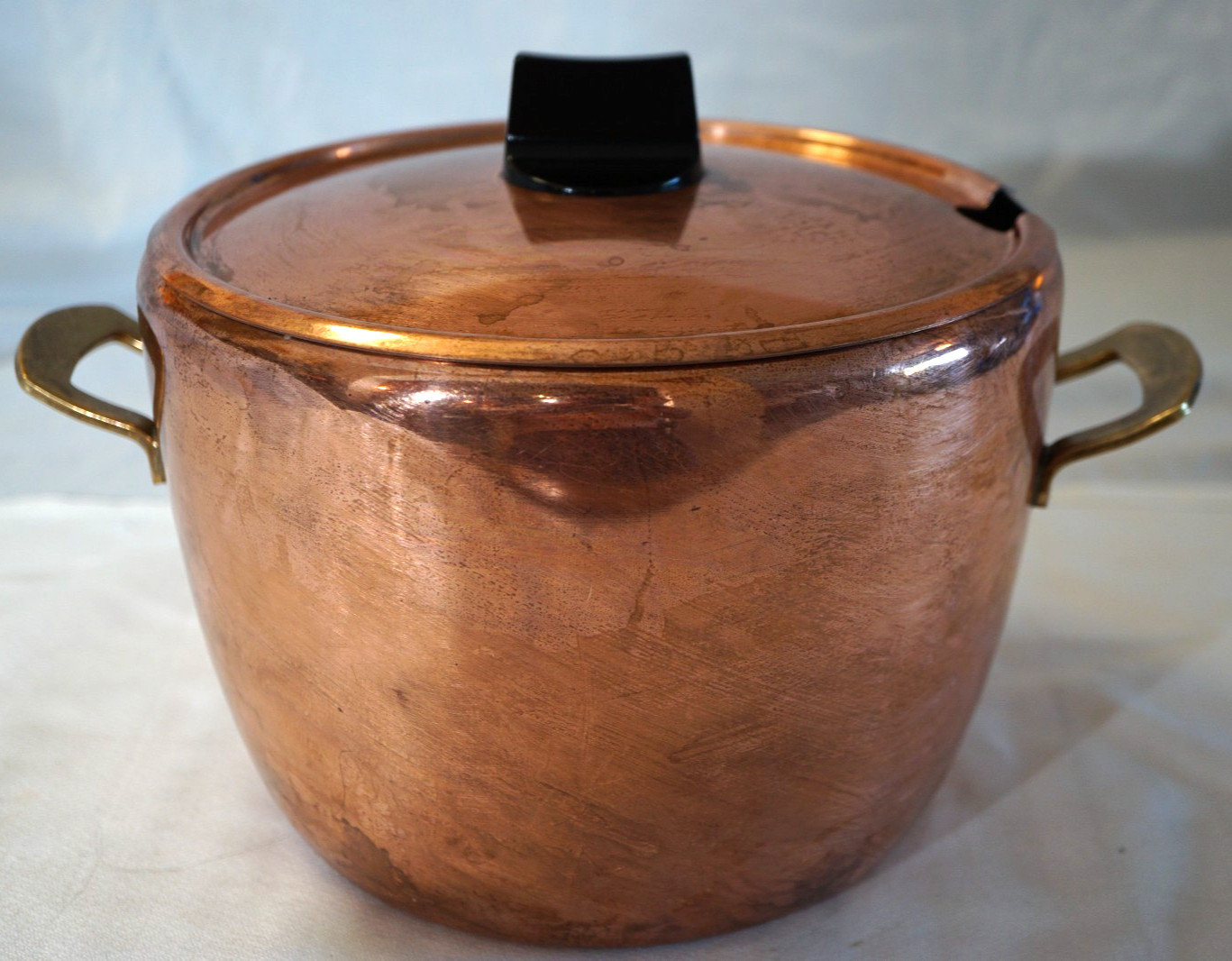 VTG SPRING CULINOX COPPER SOUP TUREEN 6.5