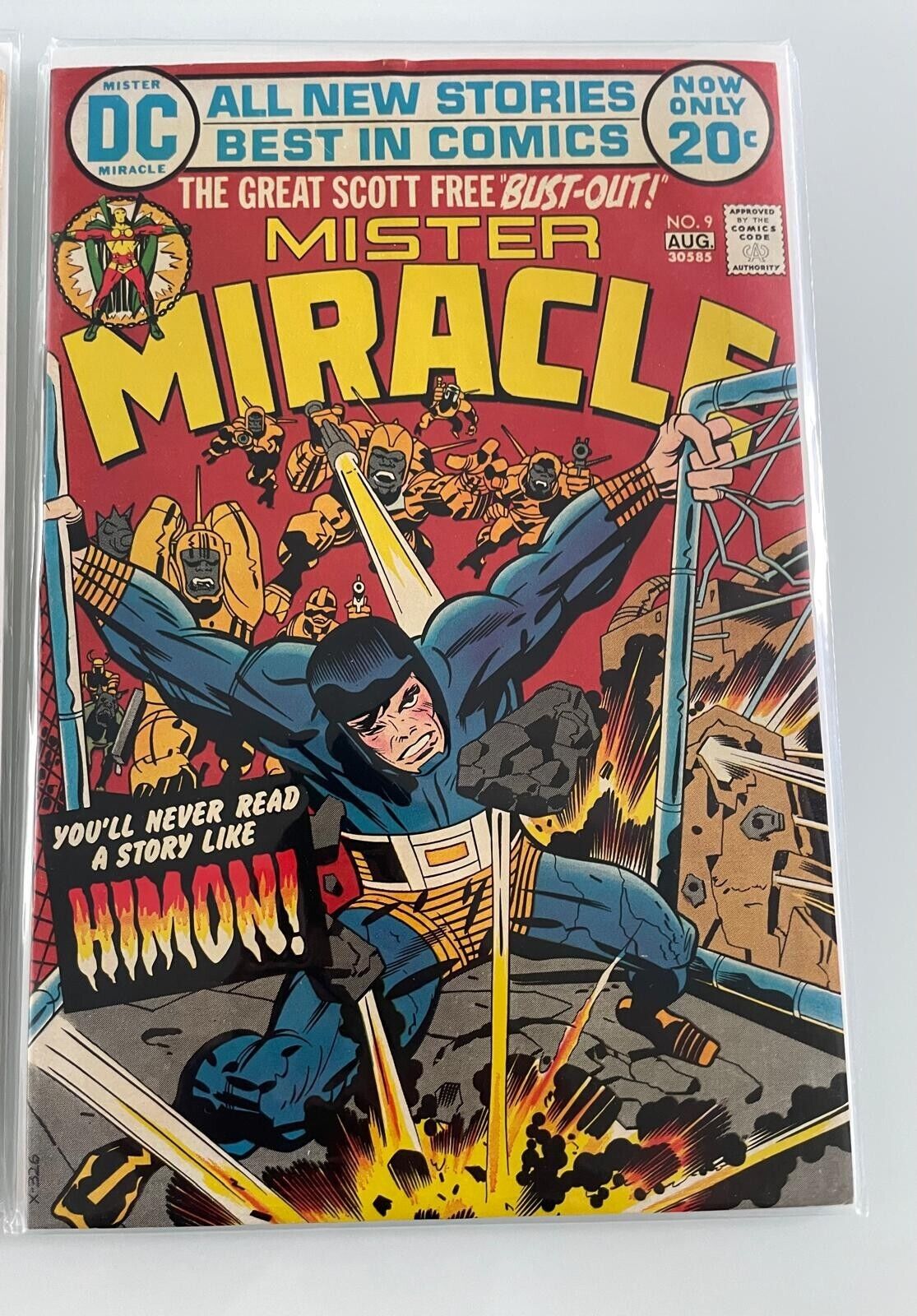 Mister Miracle #9 Jack Kirby Cover and Art 1st Appearance Himon DC Comics 1972
