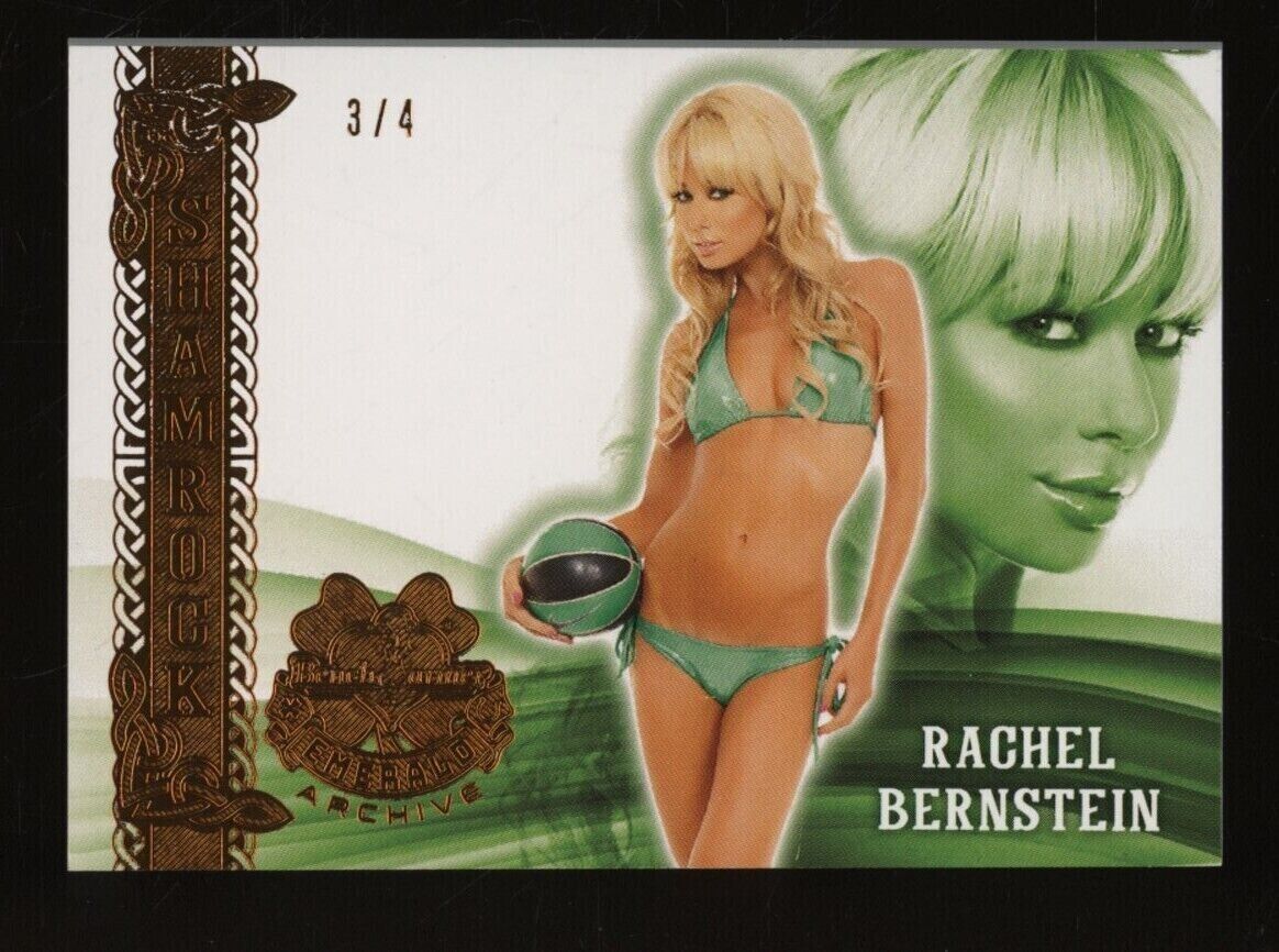 2022 Bench Warmer Emerald Archive Shamrock Bronze Foil Rachel Bernstein 3/4