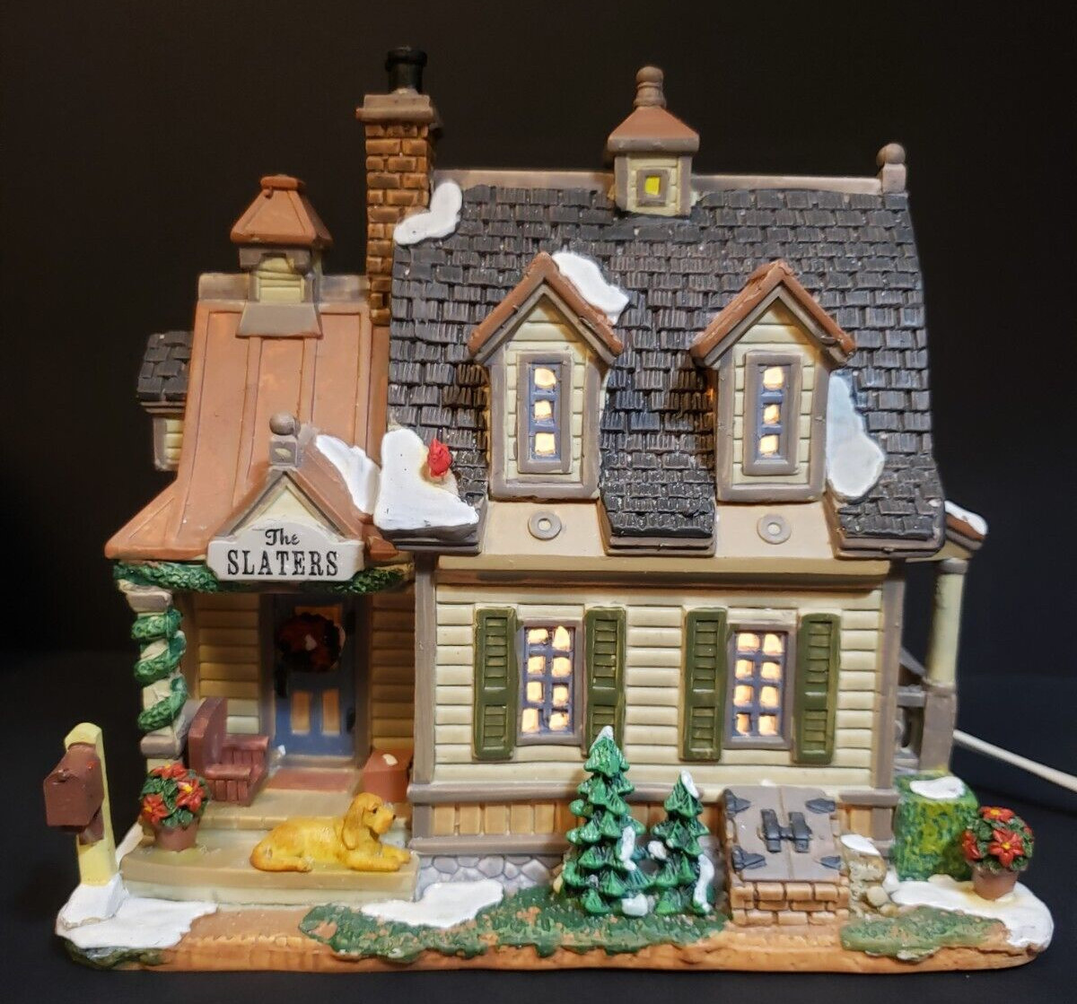 Lemax Christmas Holiday Village Slater's Homestead 65081 Farmhouse Dog