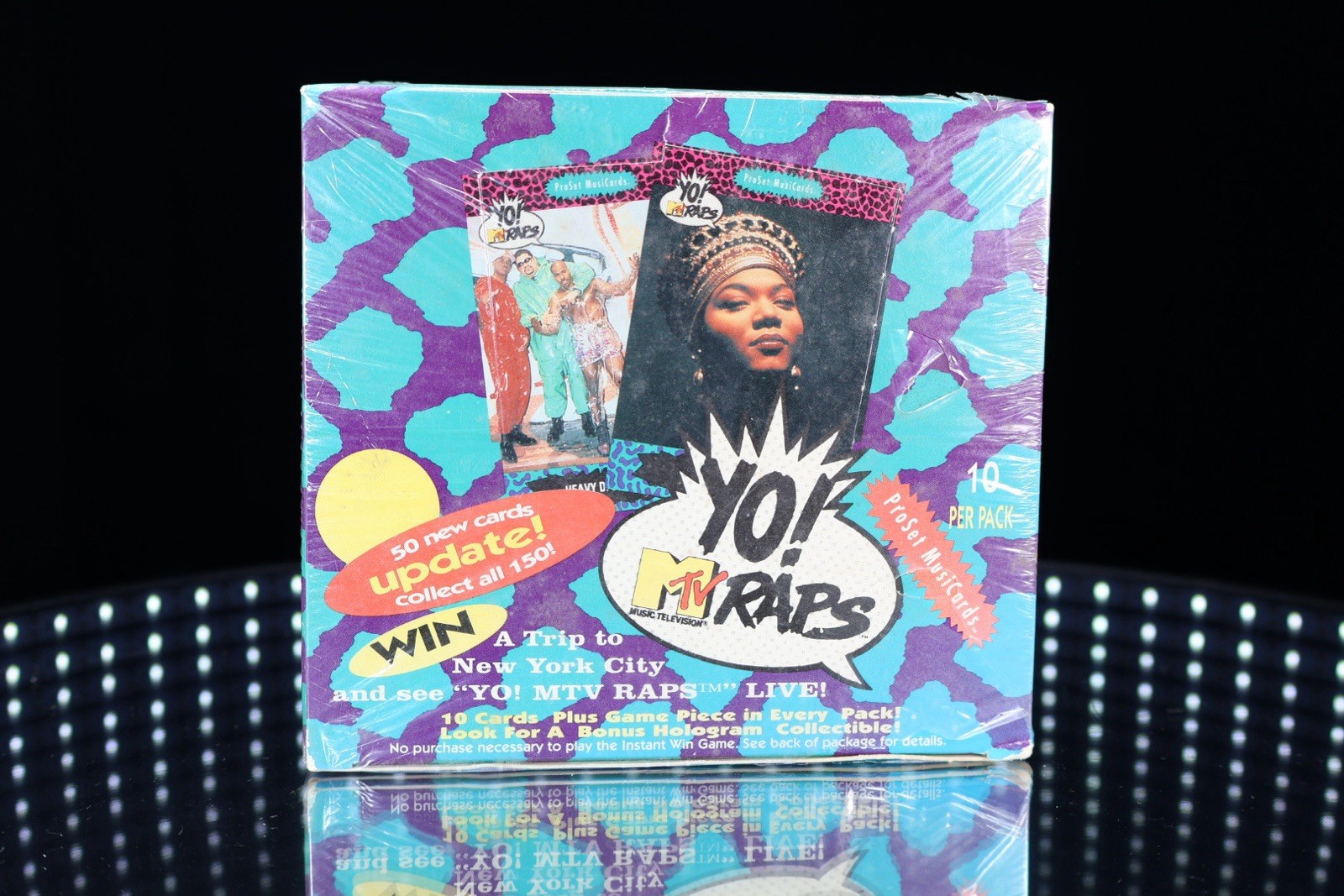 Yo MTV Raps update Cards — ProSet MusiCards 1991 — Box of 36 Packs