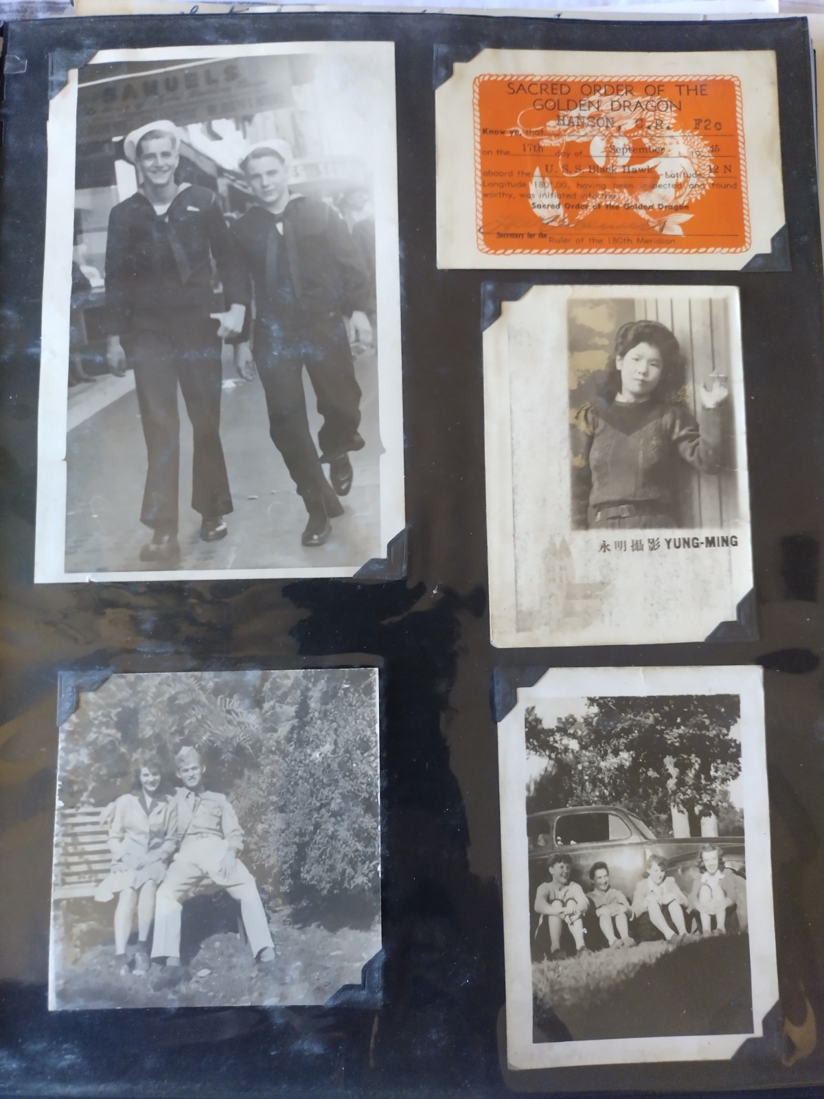 WW2 Era Unpublished Military Navy Snapshot B&W Photo Album Of 130+ LQQK 