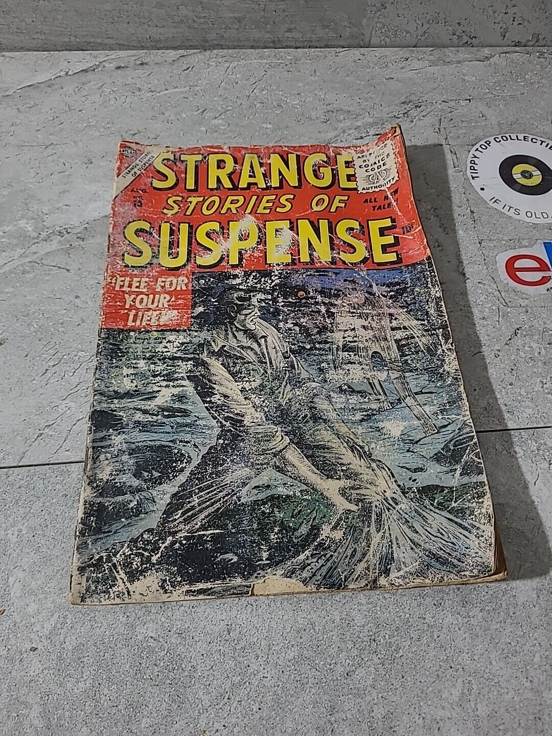 Strange Stories Of Suspense No 10 1956 Golden Age Atlas Marvel Horror  
