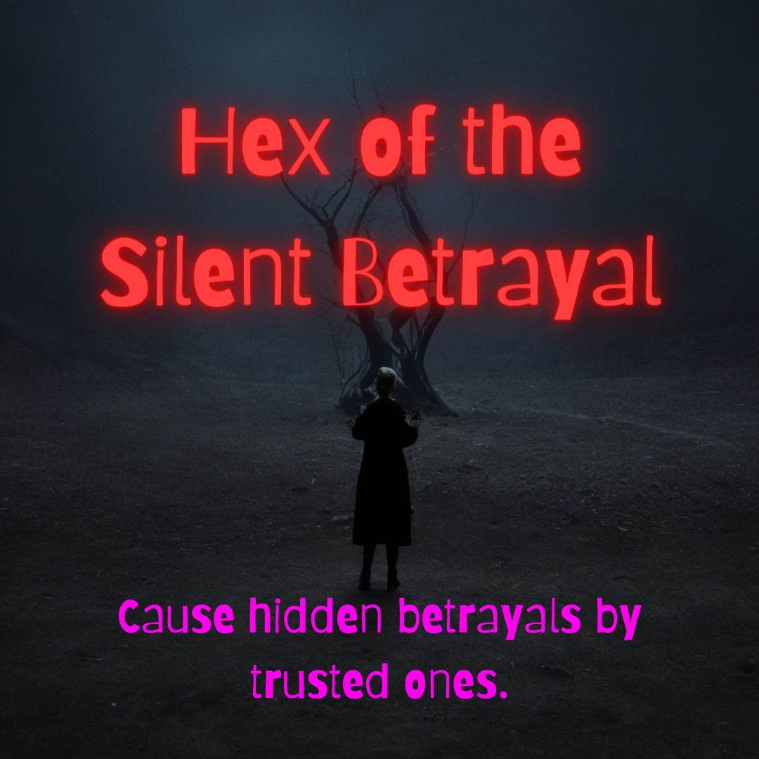 Hex of the Silent Betrayal - Powerful Black Magic Curse for Hidden Betrayals