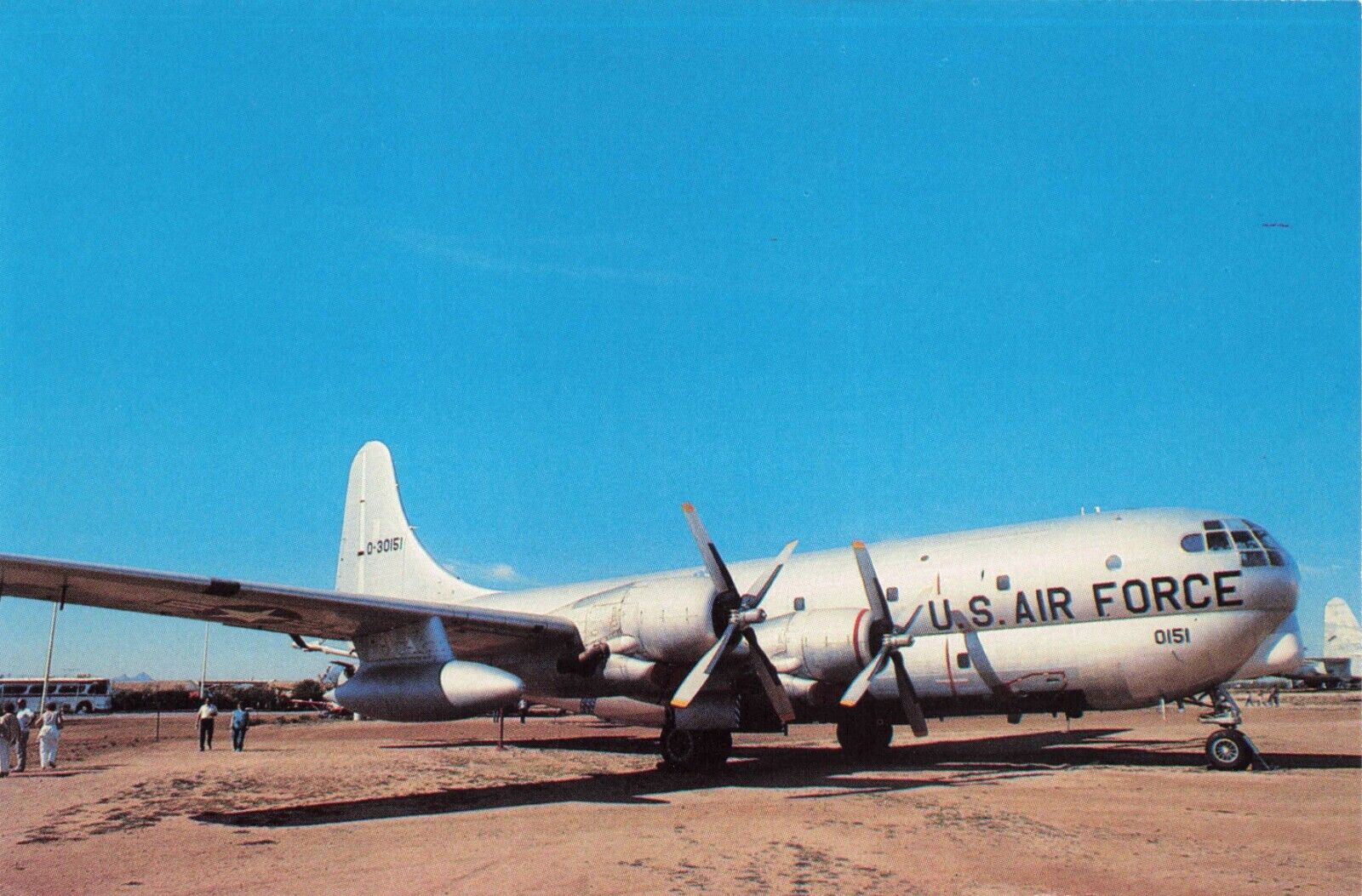 Postcard US Air Force Airplane Aircraft AZ Boeing C-97 Stratofreighter SAC
