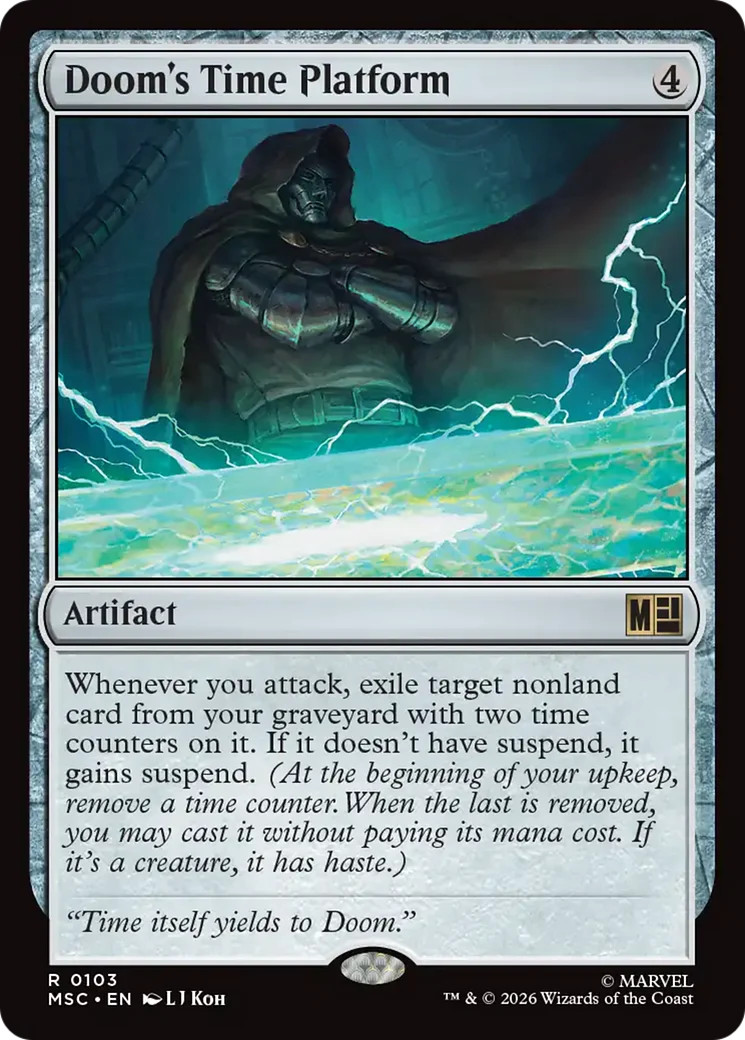 Doom's Time Platform [Marvel Super Heroes Commander] Near Mint MTG