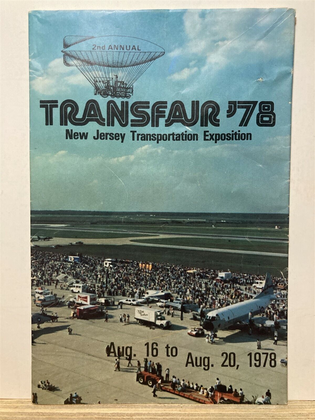 1978 Transfair NJ Vintage Transportation Exposition Pomona Airport Atlantic City