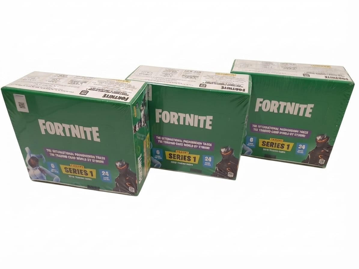 3 x Panini Fortnite Series 1 - Green Hobbybox - Box 2019 - Box - NEW - 3 x Panini Fortnite Series 1 - Green Hobbybox - Box 2019 - Box - NEW -