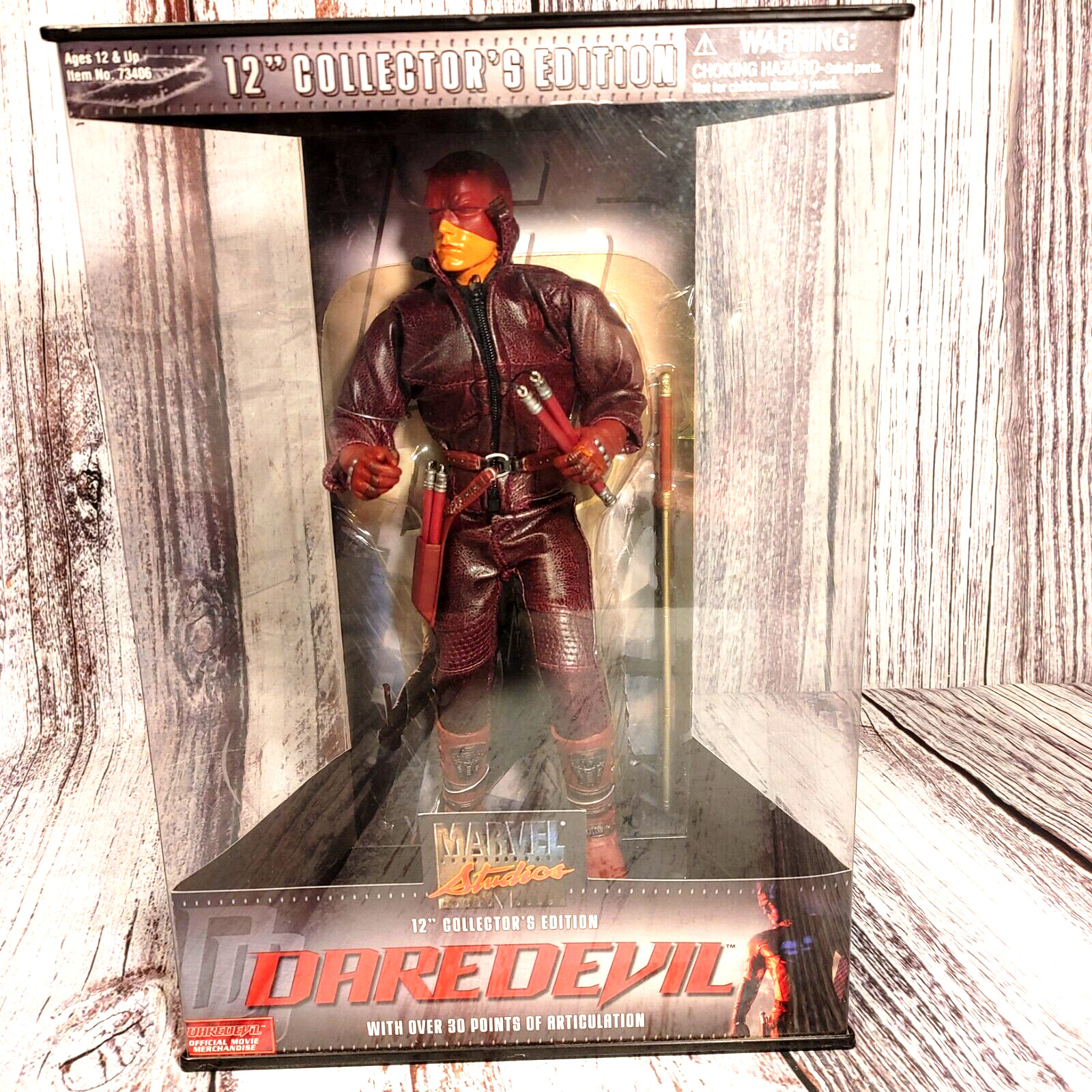 Marvel Studios 12”Daredevil Collector Edition,2003’ 30 Points Of Articulation.