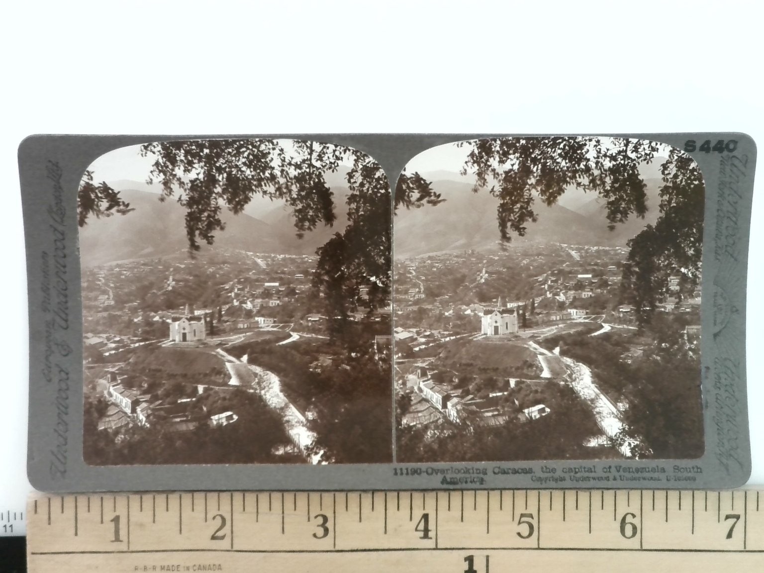 Overlooking Caracas Venezuela Stereoview Underwood & Underwood 1900s South Overlooking Caracas Venezuela Stereoview Underwood & Underwood 1900s South