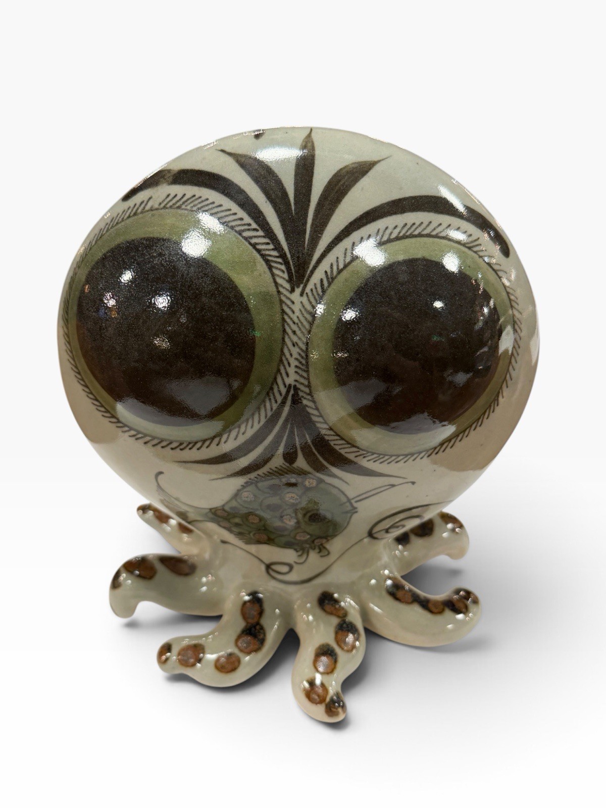 Rare Ken Edwards El Palomer Tonala Mexico Pottery Octopus