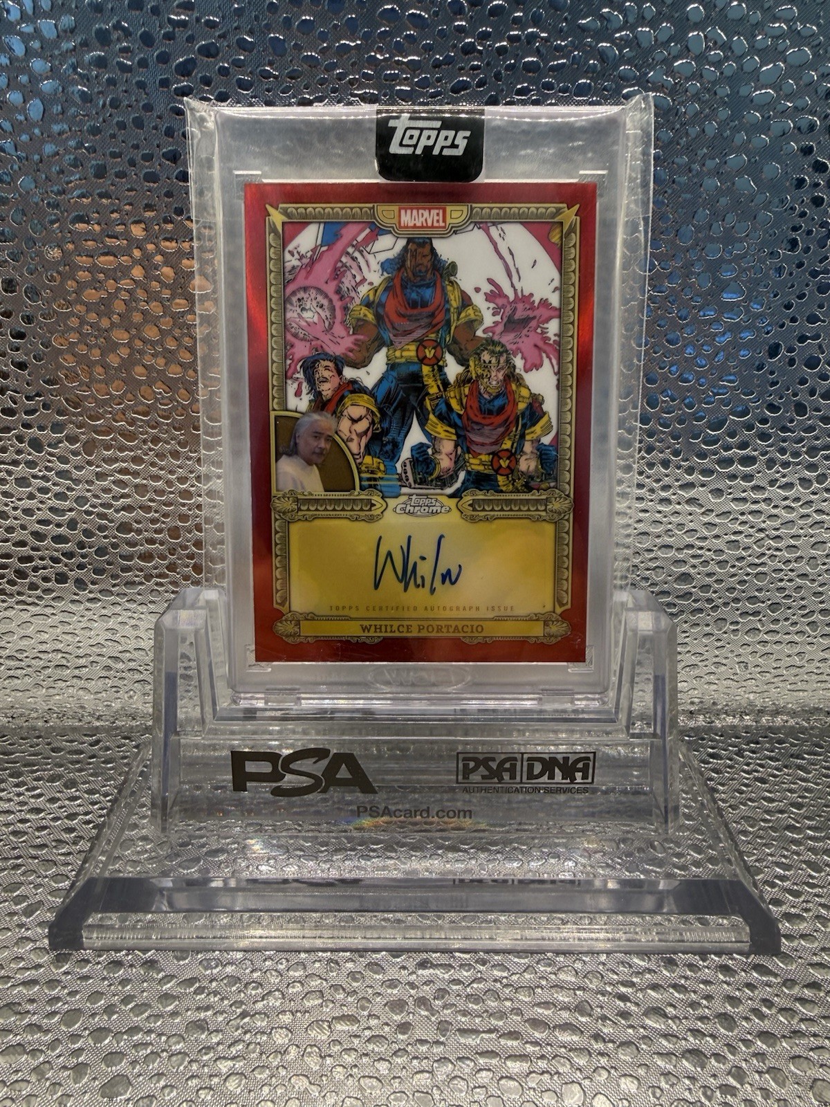 Topps 2026 Topps Mint Marvel Chrome Autograph Whilce Portacio Signed CA-WP /5 Topps 2026 Topps Mint Marvel Chrome Autograph Whilce Portacio Signed CA-WP /5