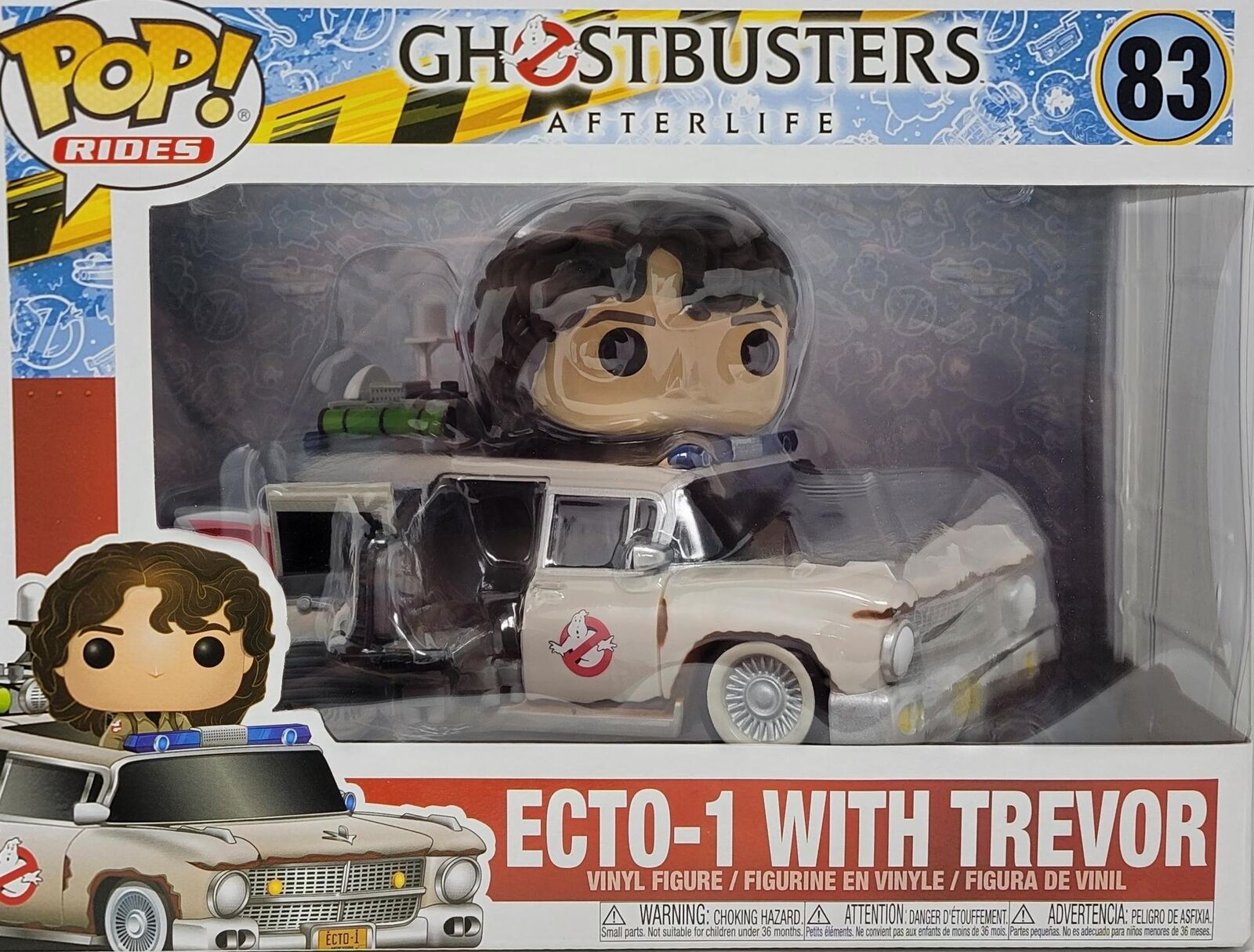 Funko POP Ride Super Deluxe Movies: Ghostbusters Afterlife - Ecto 1 with Trevor