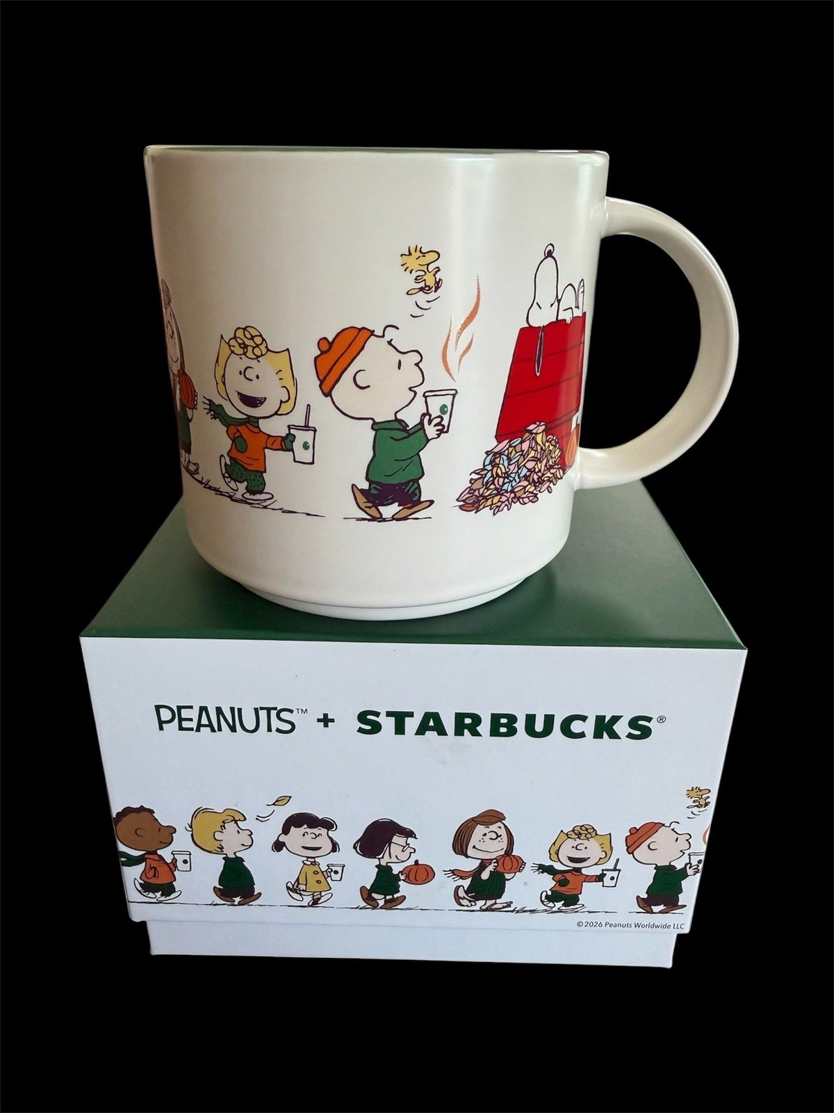 Starbucks x Peanuts Snoopy 14-ounce Ceramic Mug 2026 - Charlie Brown Fall Starbucks x Peanuts Snoopy 14-ounce Ceramic Mug 2026 - Charlie Brown Fall