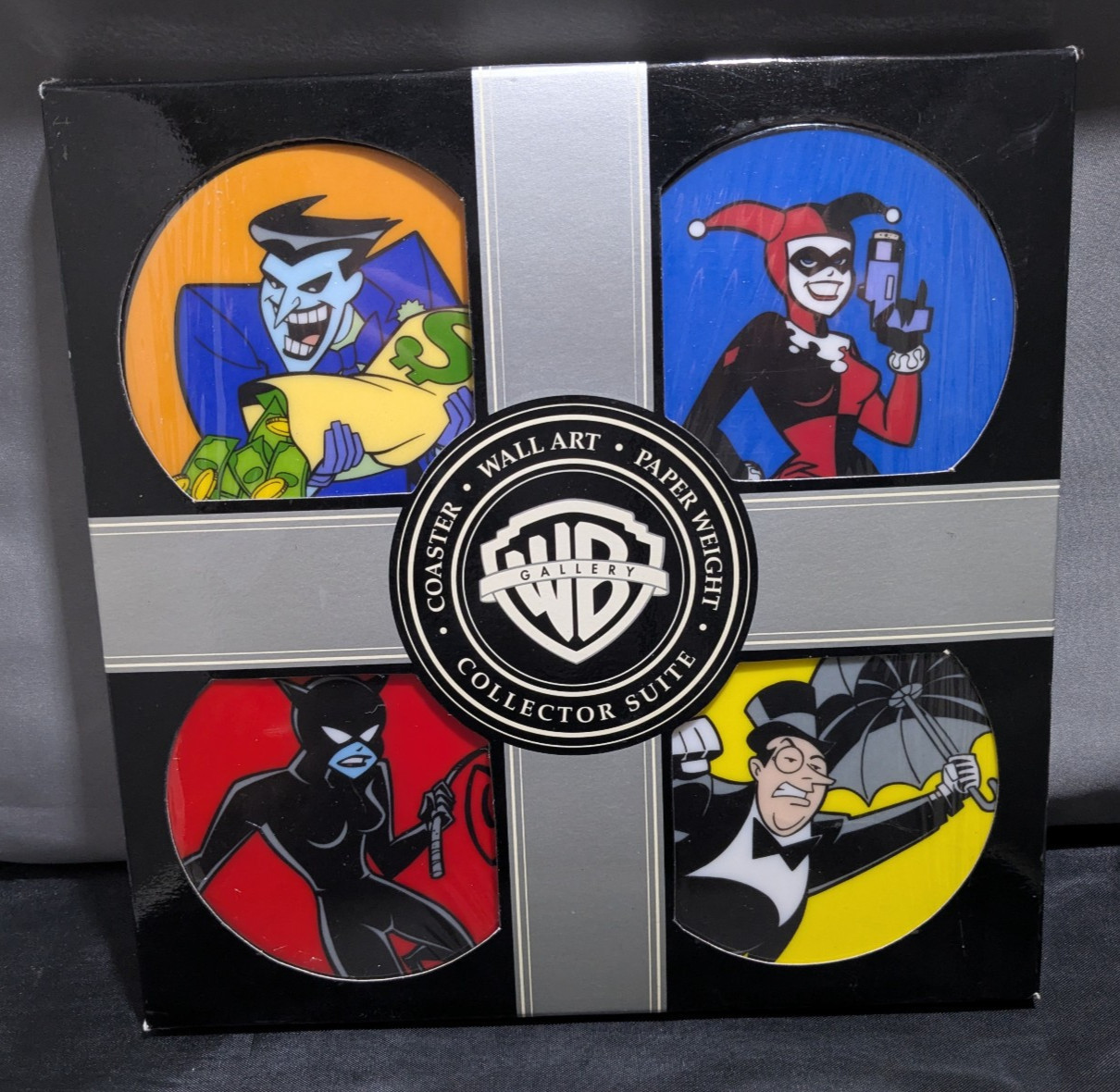 2000 WB Gallery Batman Animated Series COASTER WALL ART PAPERWEIGHT /2500 NEW