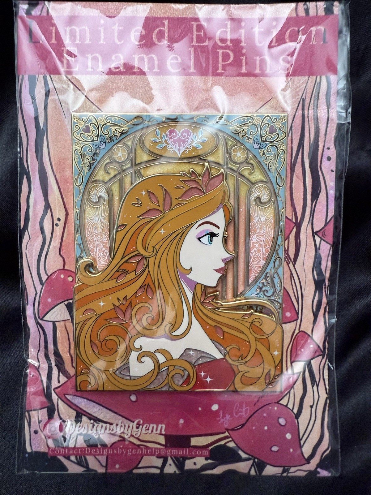 New DBG FANTASY PIN Designsbygen Designsbygenn GISELLE PROFILE ENCHANTED DISNEY