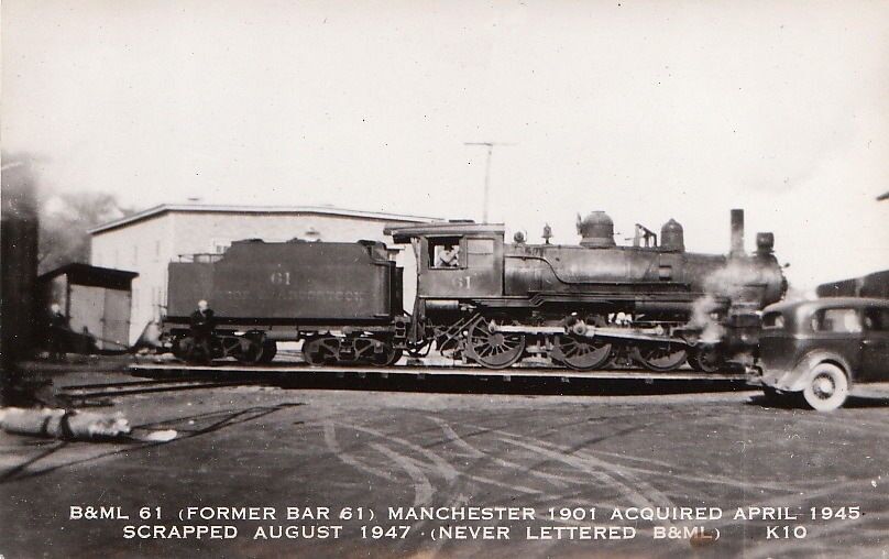  Postcard RPPC Belfast & Moosehead Lake 61 Manchester 1901