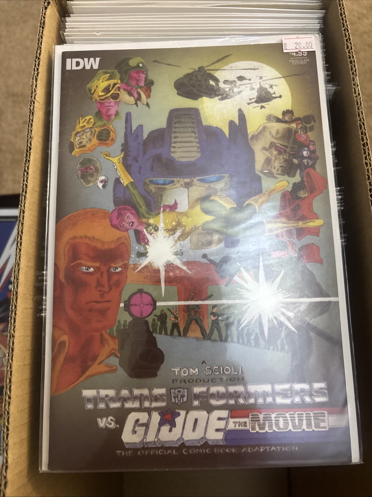 Transformers vs. G.I. Joe: The Movie Adaptation #1 2017  Tom Scioli Cover