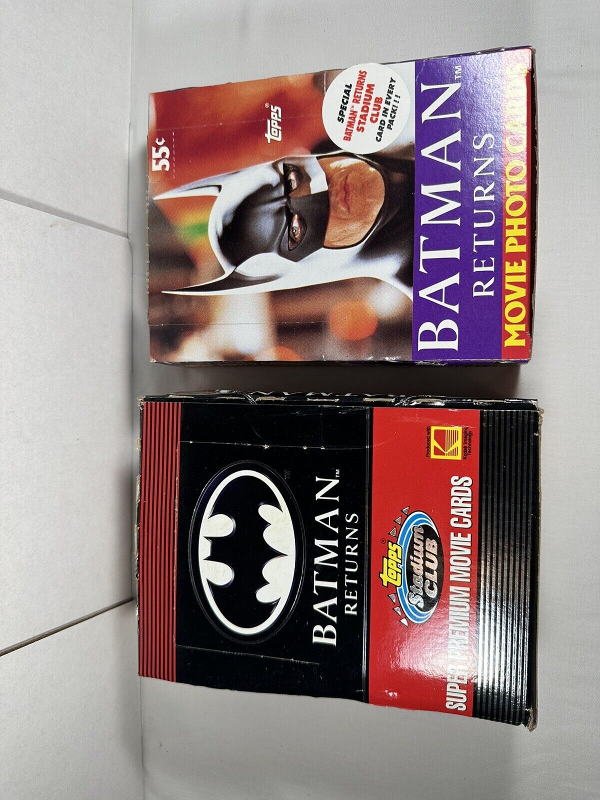 1992 Topps Stadium Club Batman Returns Movie Cards Box - Factory Sealed Packs