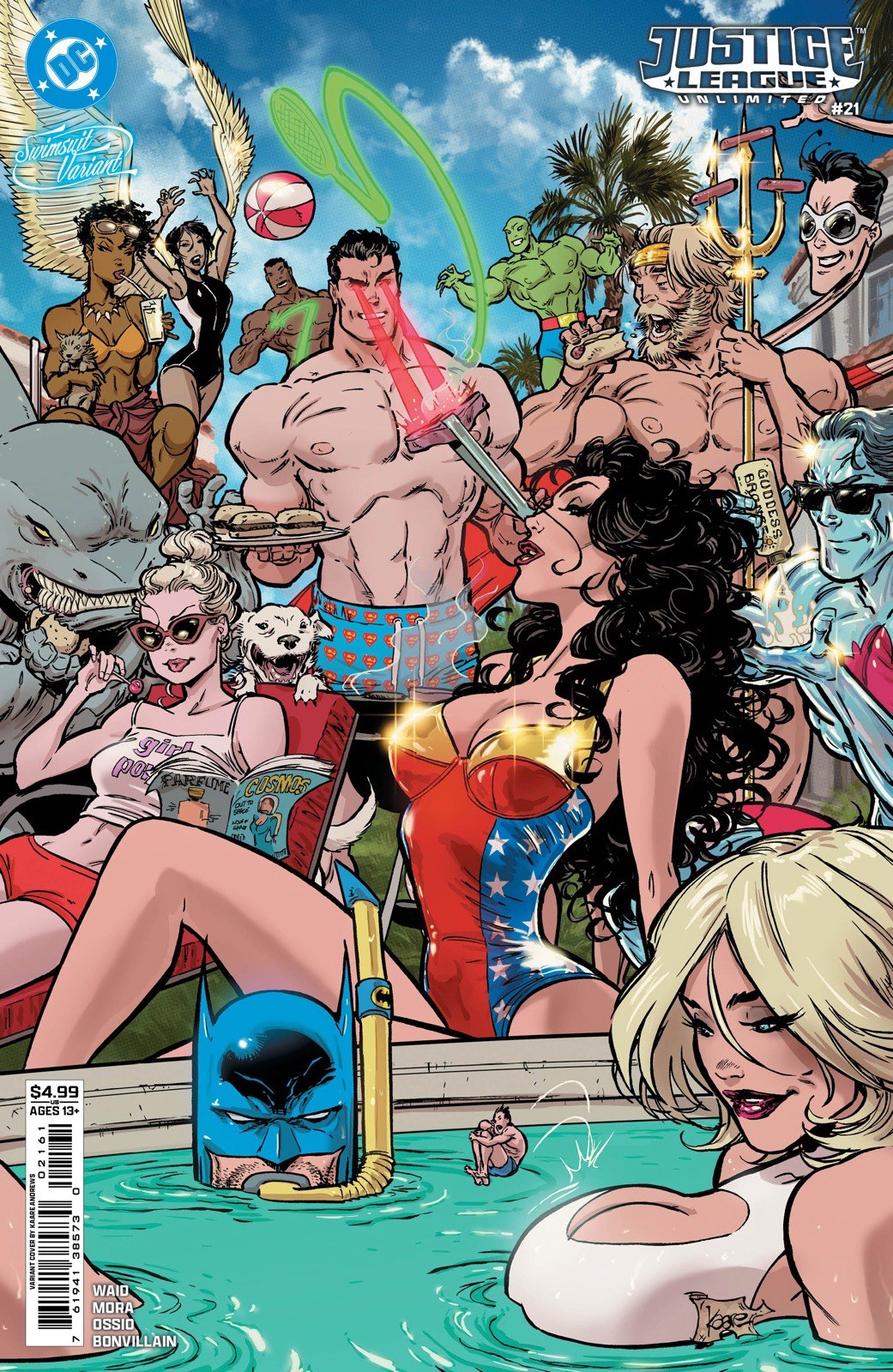 Justice League Unlimited #21 - Kaare Andrews Swimsuit Variant Justice League Unlimited #21 - Kaare Andrews Swimsuit Variant