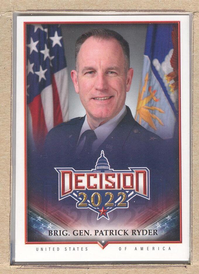 Brig. Gen. Patrick Ryder 113 2022 Decision 2022 Pentagon Press Secretary