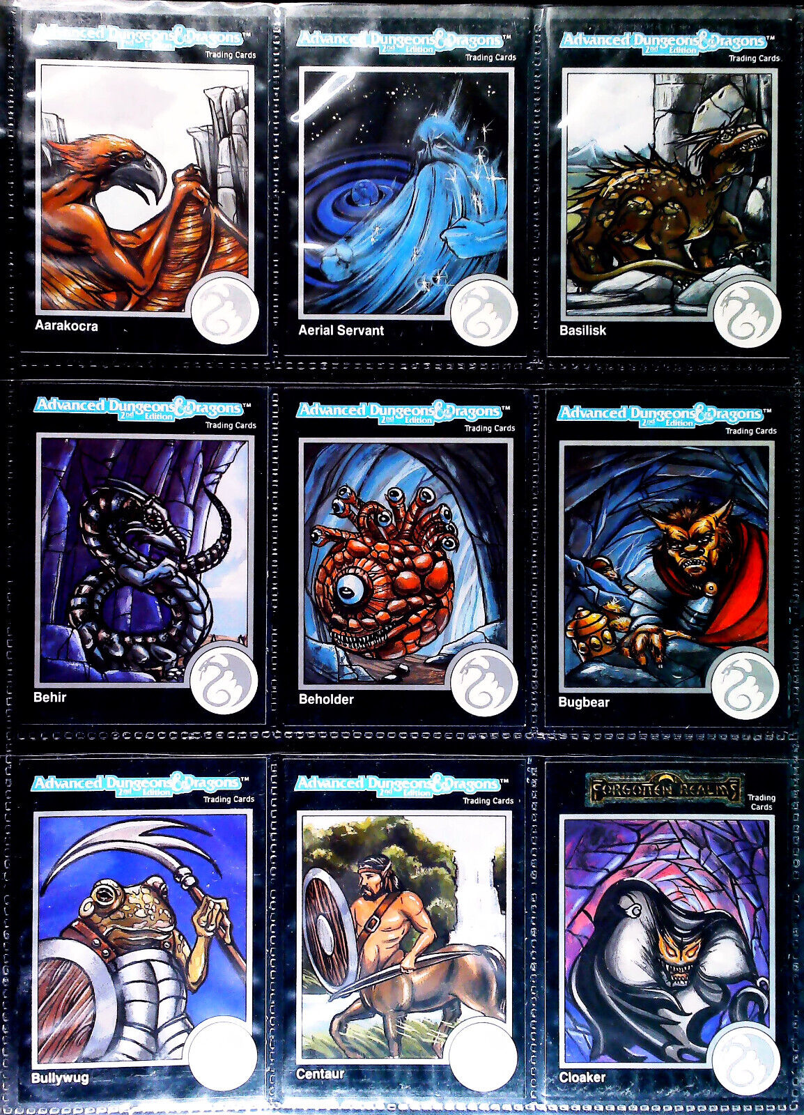 1992 🐉 Advanced Dungeons & Dragons🐉 TSR 🐉 Full 750 Card Set In Vintage Binder