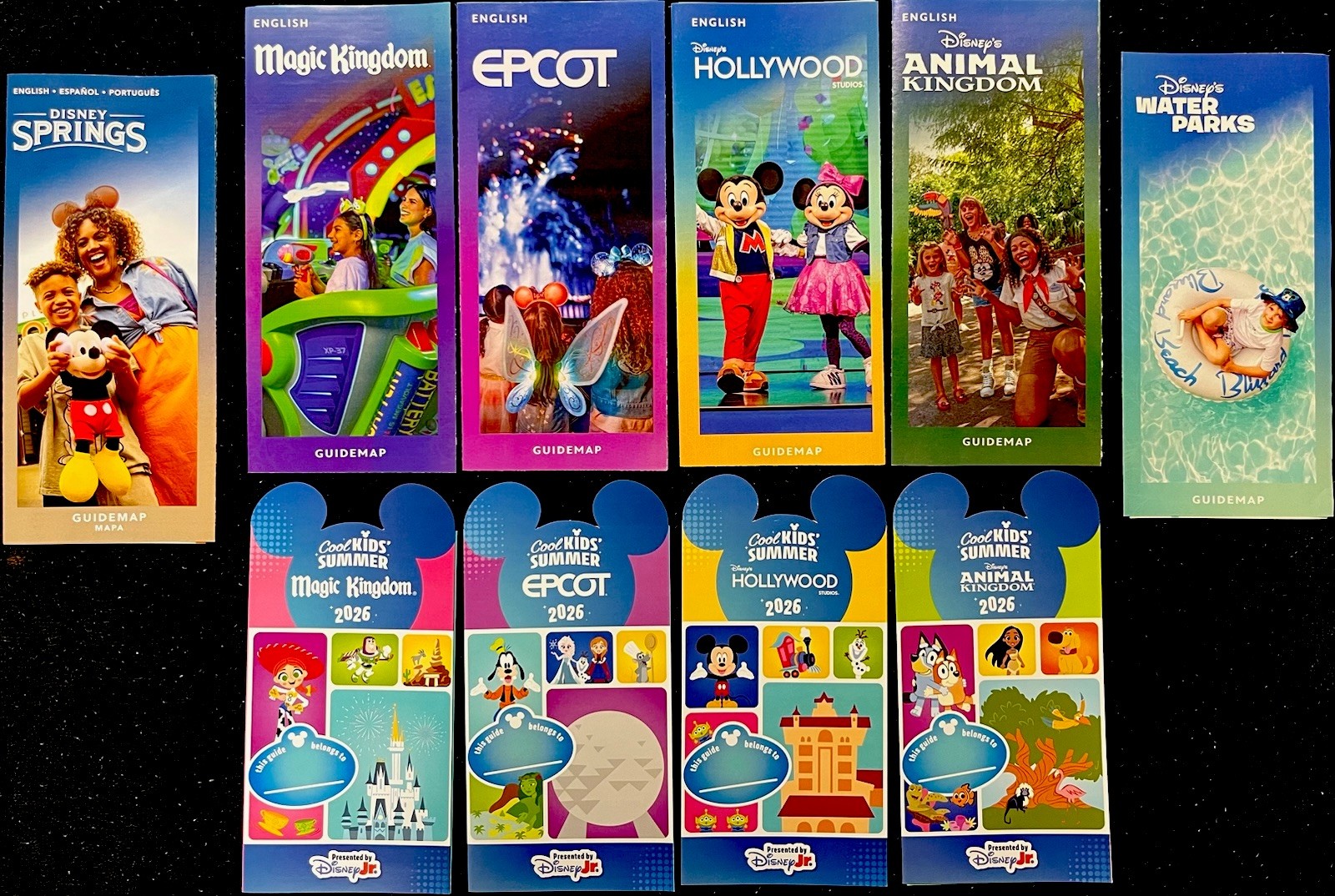 2026 Walt Disney World Theme Park Maps 4 Guide Maps 4 Cool Kids Summer Maps WDW