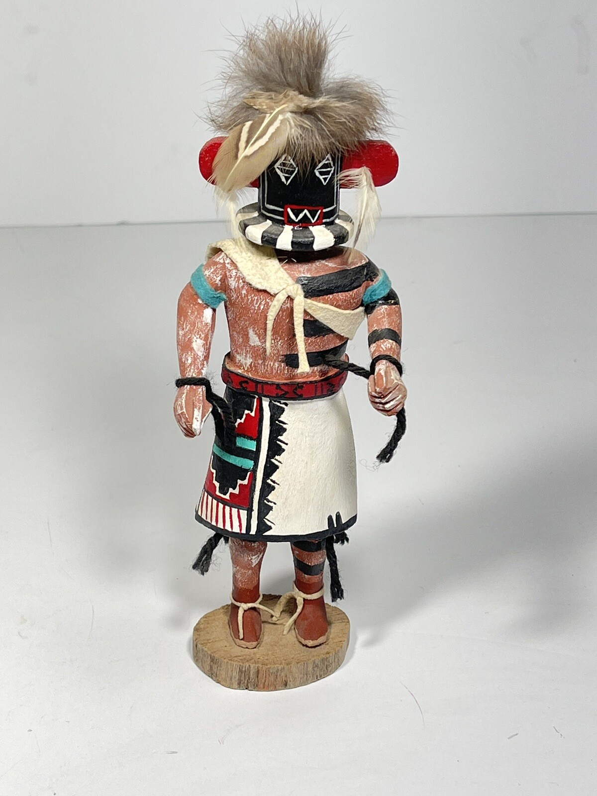 RARE Antique Hopi Indian Left Hand Kachina Katsina By R. long Unique Piece Arizo RARE Antique Hopi Indian Left Hand Kachina Katsina By R. long Unique Piece Arizo