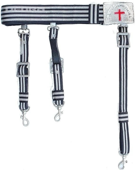 MASONIC KNIGHTS TEMPLAR K.T Ceremonial Sword Belt & Buckle Sir Knight Adjustable MASONIC KNIGHTS TEMPLAR K.T Ceremonial Sword Belt & Buckle Sir Knight Adjustable