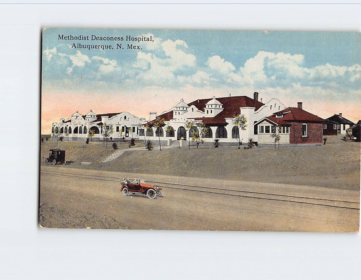 Postcard Methodist Deaconess Hospital Albuquerque New Mexico USA