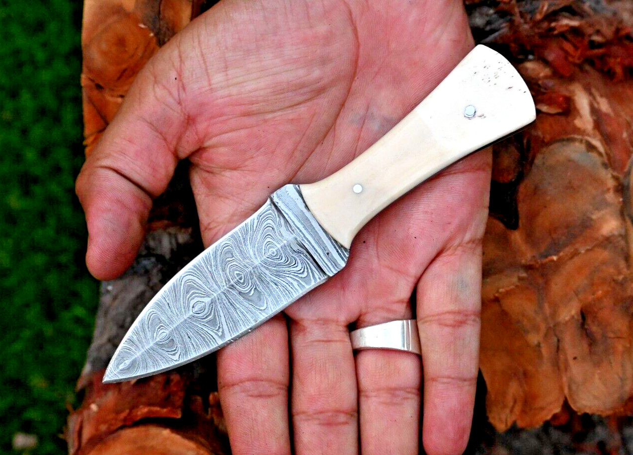 Custom Made Damascus Throwing Boot Knife /Hand Forged Damascus Steel 868 Custom Made Damascus Throwing Boot Knife /Hand Forged Damascus Steel 868