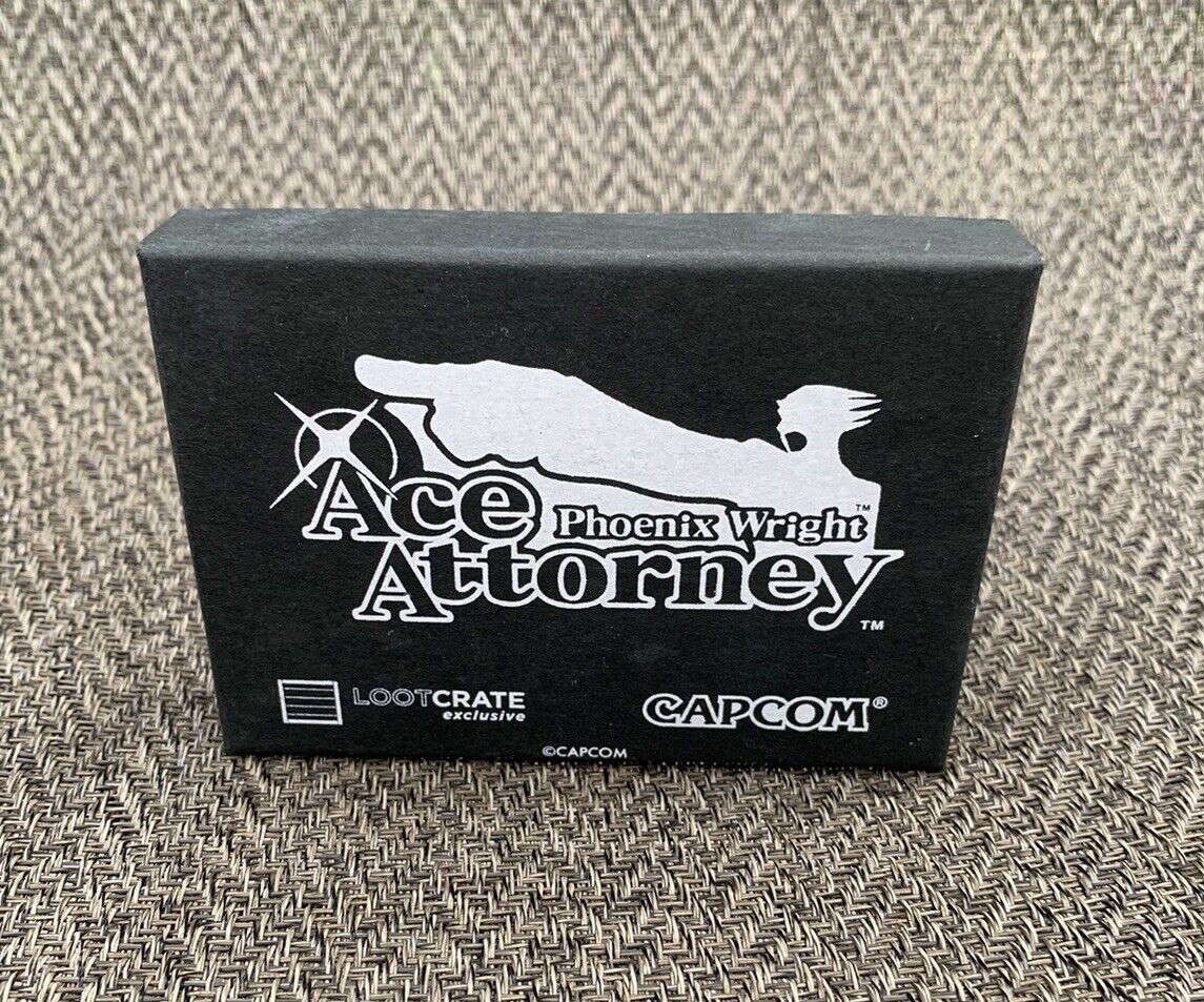 NIB Loot Crate Loot Anime Capcom Phoenix Wright: Ace Attorney Business Card Case
