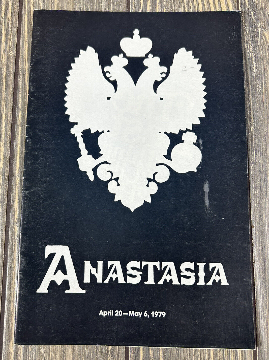 Vintage 1979 Anastasia Players Theater of Columbus Program April 20 - May 6