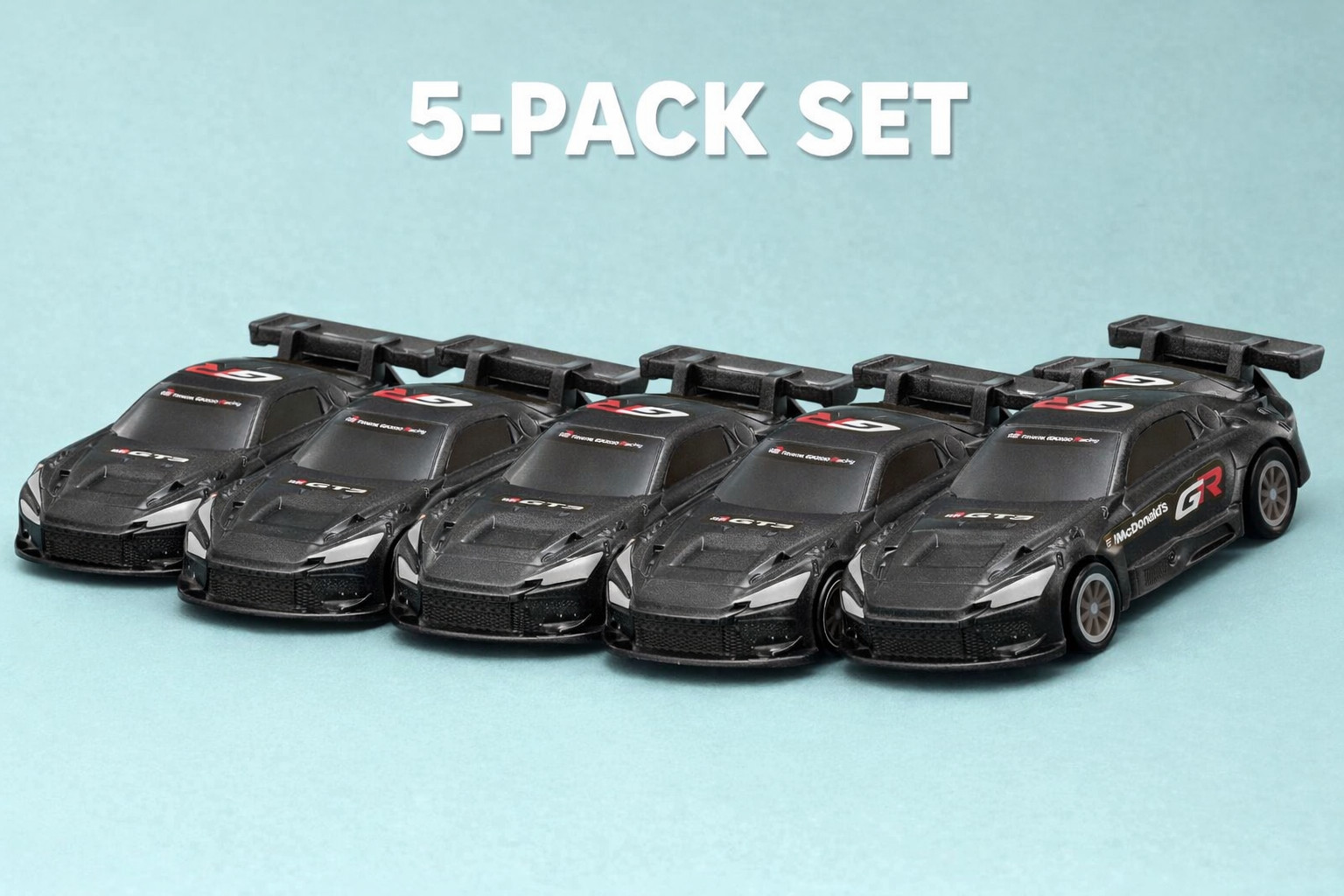 Tomica Toyota GR GT3 McDonald\'s Happy Meal 5pcs Set Mini Car Japan New 034