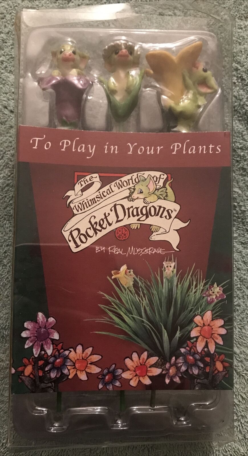 Whimsical World Of Pocket Dragons The Garden Collection To Play In Plants Dragon