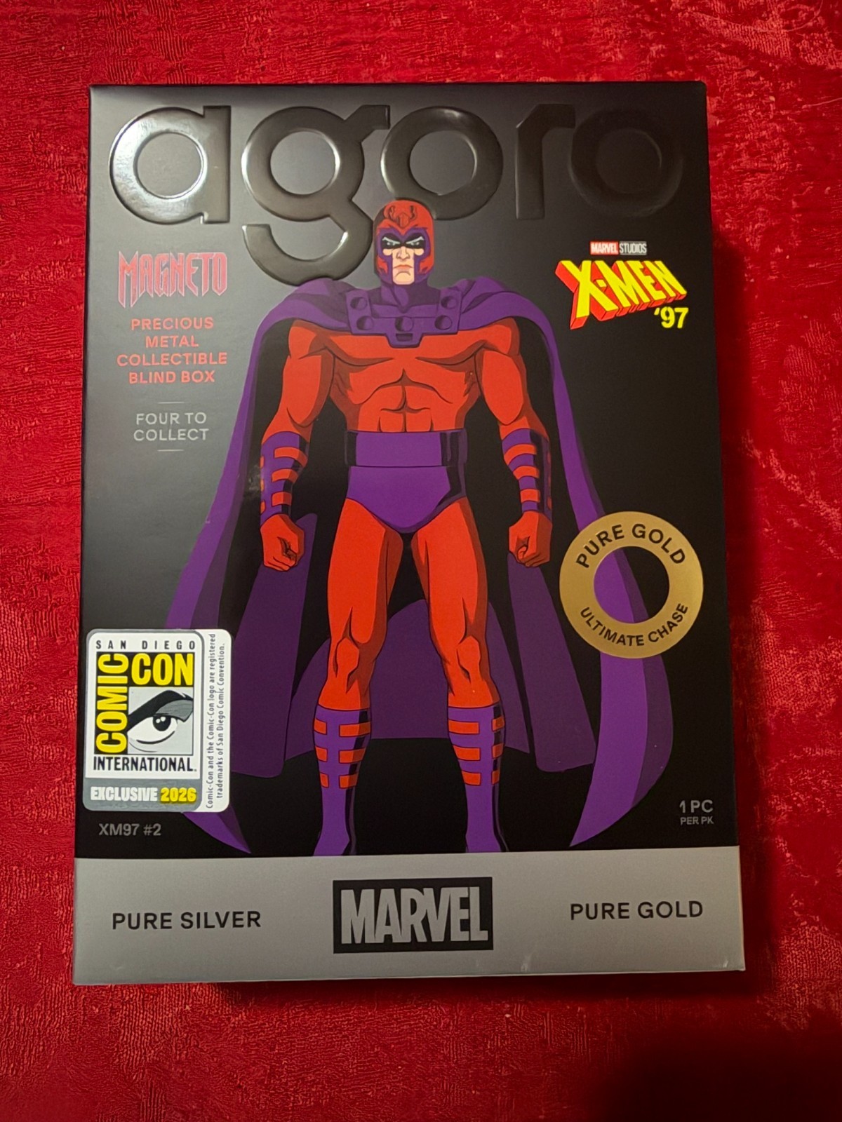 2026 SDCC EXCLUSIVE AGORO MARVEL MAGNETO & DOCTOR DOOM SEALED PURE SILVER 2026 SDCC EXCLUSIVE AGORO MARVEL MAGNETO & DOCTOR DOOM SEALED PURE SILVER