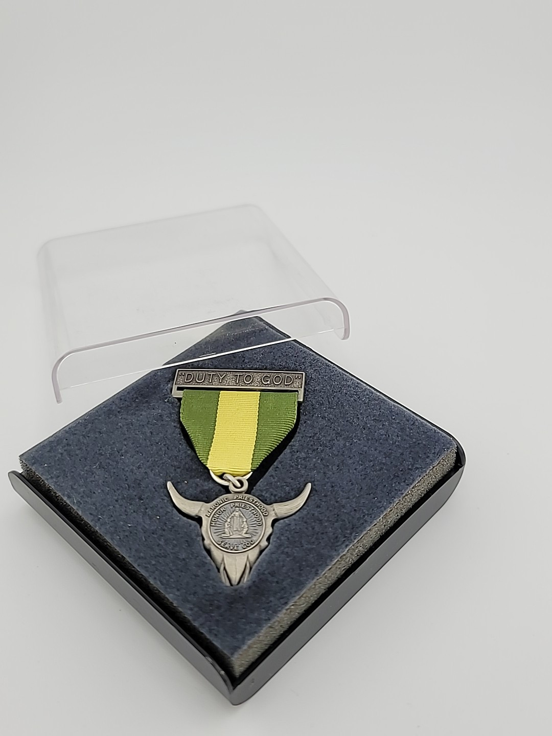 Duty to God Pin Award BSA Ribbon Medal LDS Mormon Aaronic Priesthood NEW Duty to God Pin Award BSA Ribbon Medal LDS Mormon Aaronic Priesthood NEW